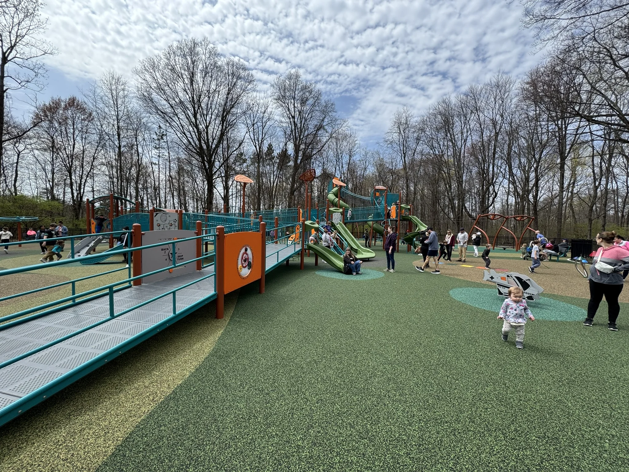 inclusive playground at Blendon Woods Metro Park